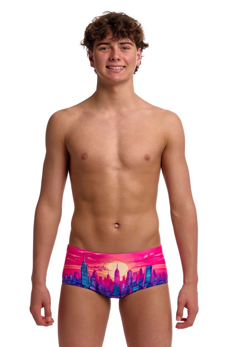 Funky Trunks Boys Skyline Drive Sidewinder Trunk - Multi