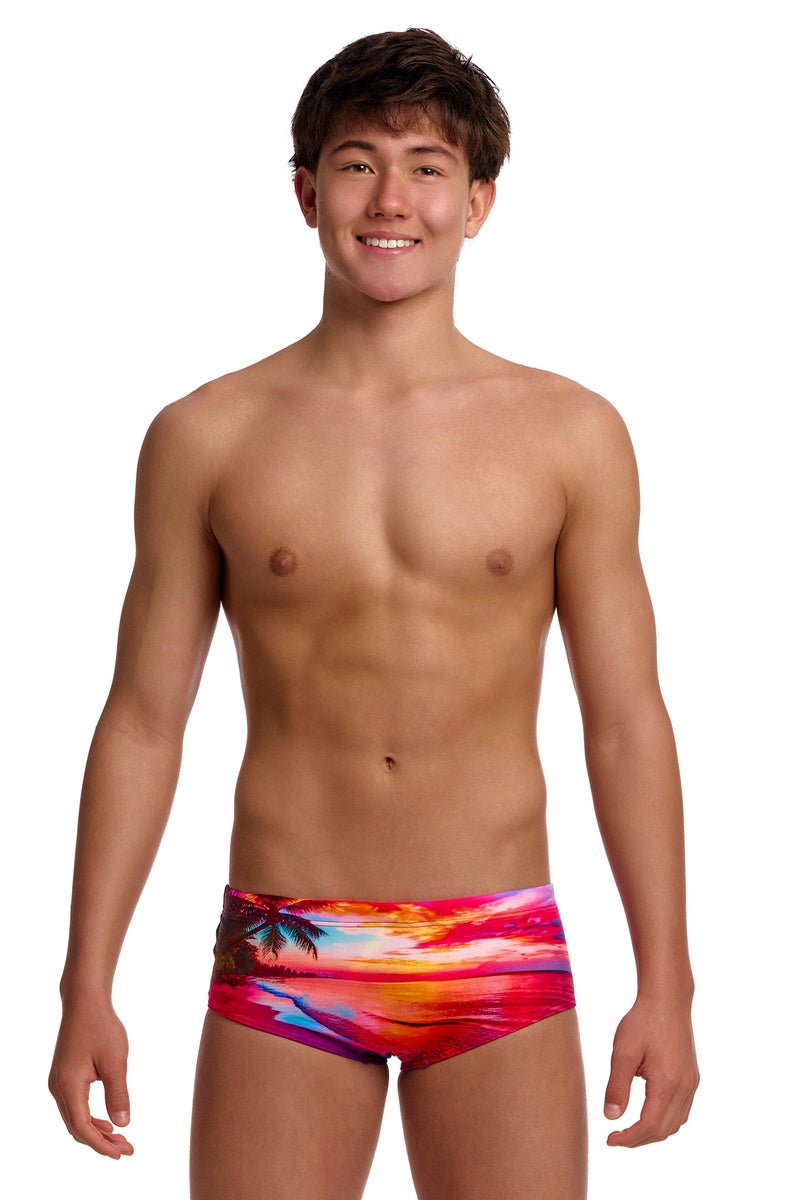 Funky Trunks Boys Touch Of Paradise Sidewinder Trunk - Multi