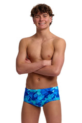 Funky Trunks Boys Try Blue Sidewinder Trunk - Blue