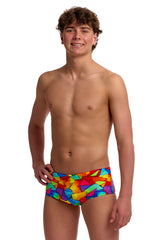 Funky Trunks Boys Try the Lot Sidewinder Trunk - Multi