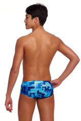 Funky Trunks Boys You Blued Sidewinder Trunks - Blue