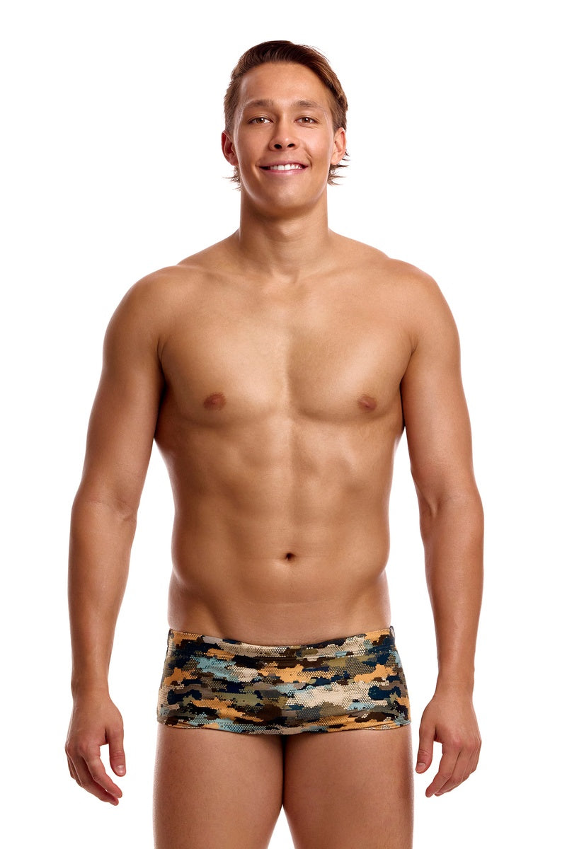 Funky Trunks Mens Bilko Baby Sidewinder Trunk - Multi