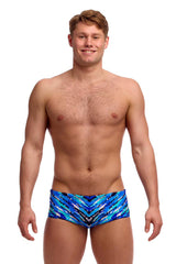 Funky Trunks Mens Fur Seal Sidewinder Trunk - Blue
