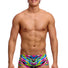 Funky Trunks Mens Happy Hide Sidewinder Trunk - Multi