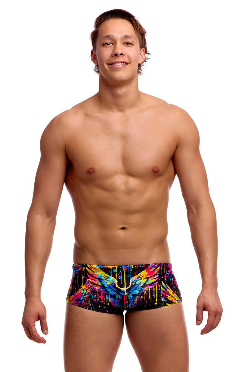 Funky Trunks Mens Killer Cupid Sidewinder Trunk - Multi