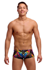 Funky Trunks Mens Killer Cupid Sidewinder Trunk - Multi