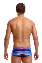 Funky Trunks Mens Lost Lines Sidewinder Trunk - Multi