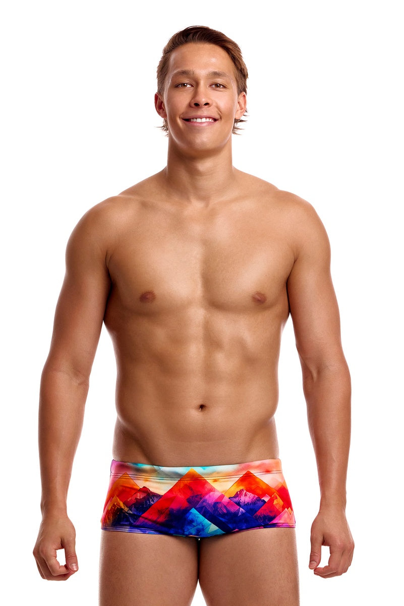 Funky Trunks Mens Lost Mountain Sidewinder Trunk - Multi