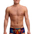 Funky Trunks Mens Meow Baby Sidewinder Trunk - Multi