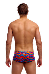 Funky Trunks Mens Plastic Fantastic Sidewinder Trunk - Multi