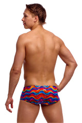 Funky Trunks Mens Plastic Fantastic Sidewinder Trunk - Multi