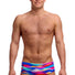 Funky Trunks Mens Royal Wave Sidewinder Trunk - Multi
