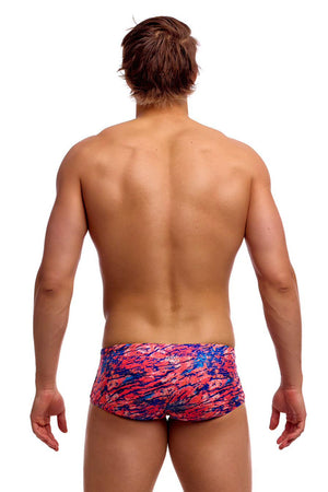 Funky Trunks Mens Ruff Stuff Sidewinder Trunk - Pink/Blue