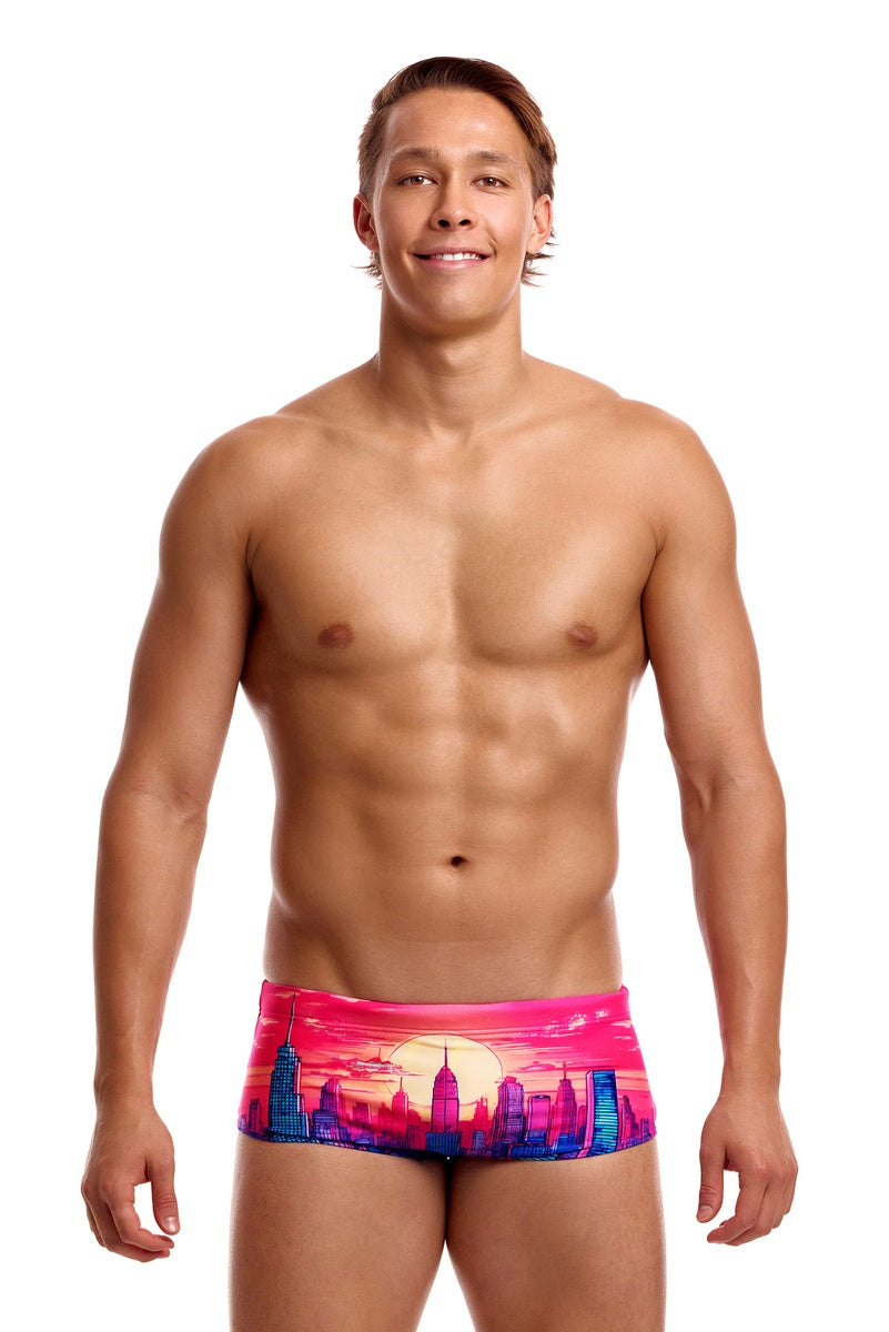 Funky Trunks Mens Skyline Drive Sidewinder Trunk - Multi