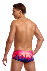 Funky Trunks Mens Skyline Drive Sidewinder Trunk - Multi