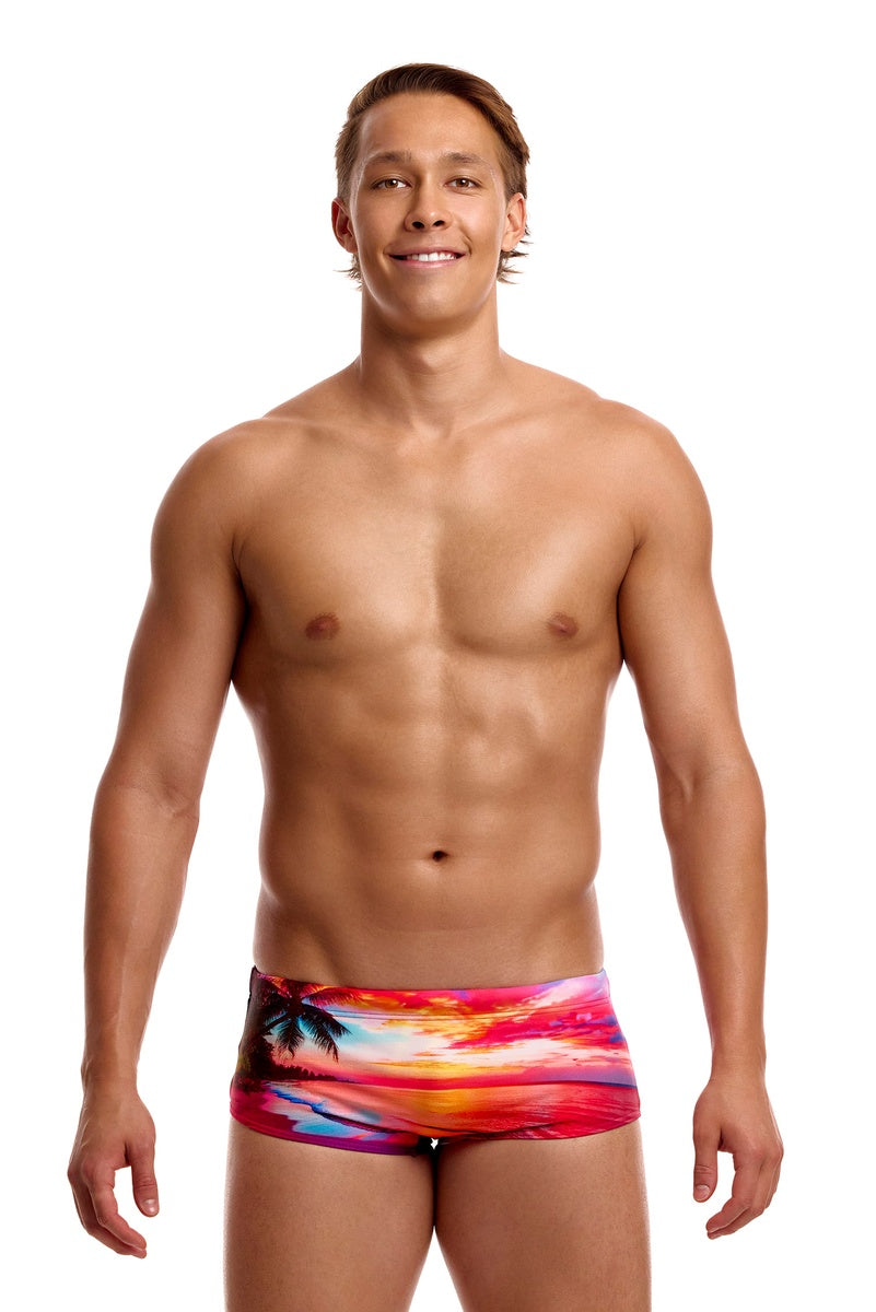 Funky Trunks Mens Touch Of Paradise Sidewinder Trunk - Multi
