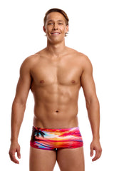 Funky Trunks Mens Touch Of Paradise Sidewinder Trunk - Multi