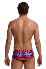 Funky Trunks Mens Wild Animal Sidewinder Trunk - Multi