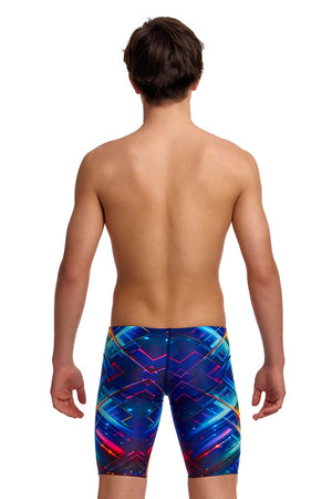 Funky Trunks Boys Firefly Sparkle Fast Training Jammer - Multi