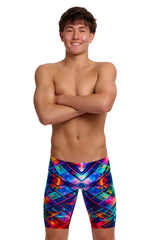 Funky Trunks Boys Firefly Sparkle Fast Training Jammer - Multi