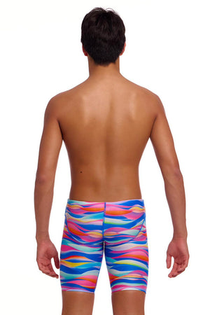 Funky Trunks Boys Royal Wave Fast Training Jammers - Multi