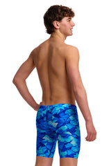 Funky Trunks Boys Try Blue Fast Training Jammer - Blue