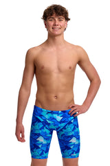 Funky Trunks Boys Try Blue Fast Training Jammer - Blue
