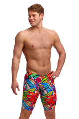 Funky Trunks Mens Loud Proud Fast Training Jammer - Multi