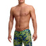 Funky Trunks Mens Scaled Back Fast Training Jammer - Green/Blue