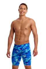 Funky Trunks Mens Try Blue Fast Training Jammer - Blue