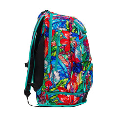 Way Funky Loud Proud Elite Squad backpack in multi-color with bold logo and spacious compartments, ideal for school or travel.