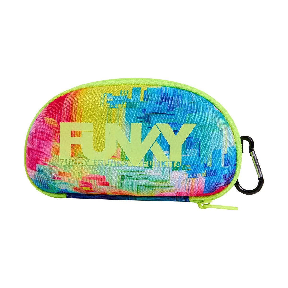 Way Funky Falling Colours Goggle Case in multi with vibrant abstract pattern, designed to protect ski or snowboard goggles.