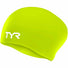 TYR Long Hair Wrinkle Free Silicone Swimming Cap  - Limelight