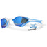 TYR Tracer-X Elite Mirror Racing Goggles - Blue/White