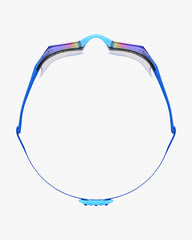 TYR Tracer-X Elite Mirrored Racing Goggle - Blue/Turq