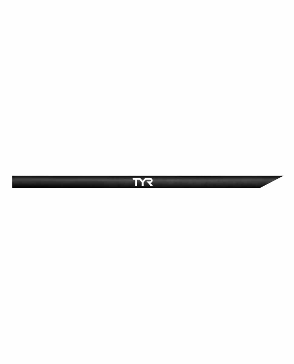 Black TYR silicone hand paddle replacement straps for swim paddles, designed for secure fit and comfortable swimming.