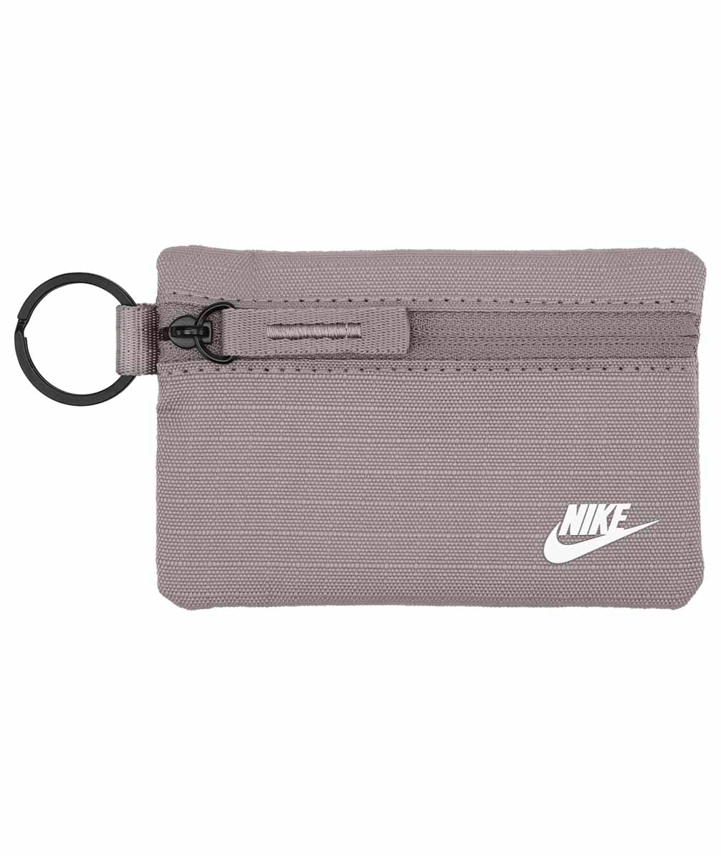 Nike Club Pouch Wallet in Light Violet Ore, black, and white with a sleek design and Nike logo, perfect for everyday use.