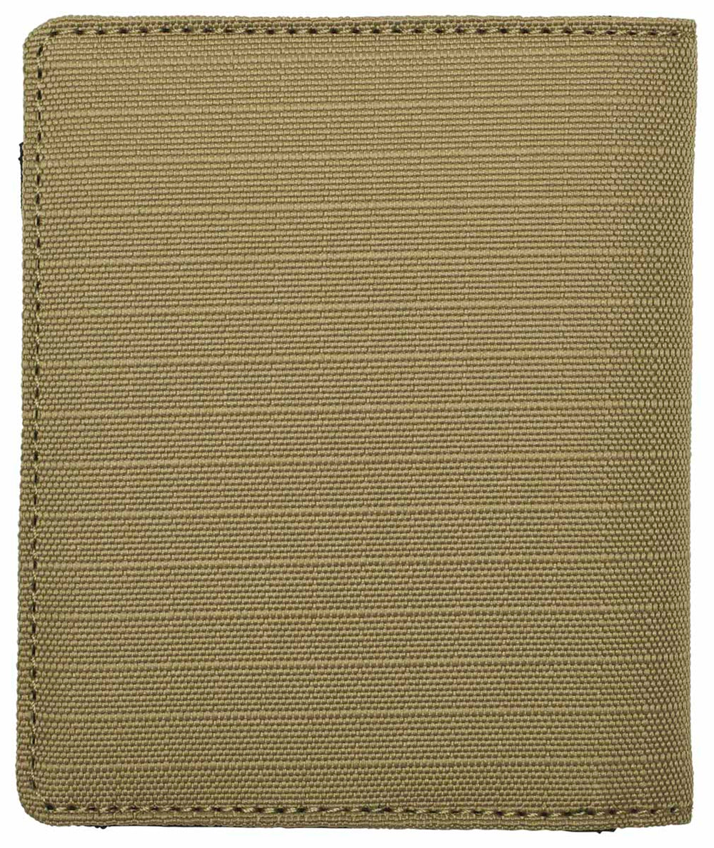 Nike Club Fold Wallet in parachute beige, black, and white, featuring multiple card slots and a sleek fold design.