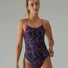 TYR Womens Stipple Cutoutfit Swimsuit - Petunia