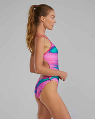 TYR Womens Diffusion Cutoutfit Swimsuit - Plasma | Allens Of Kingsbury