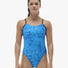TYR Womens Zephyr Cutoutfit Swimsuit - Light Blue/Navy