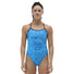 TYR Womens Zephyr Trinityfit Swimsuit - Light Blue/Navy