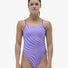 TYR Womens Bezold Cutoutfit Swimsuit - Blue/Pink