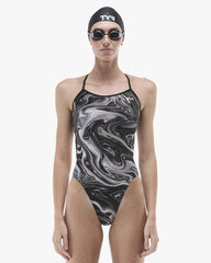 TYR Womens Olea Trinityfit Swimsuit - Titanium