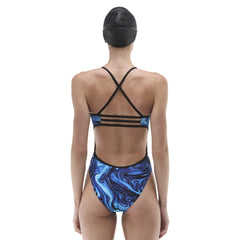 TYR Womens Olea Trinityfit Swimsuit - Blue