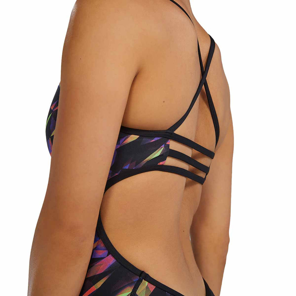 TYR Women's Triadic Trinityfit swimsuit in multi-color, featuring a sleek, supportive design for competitive swimming.