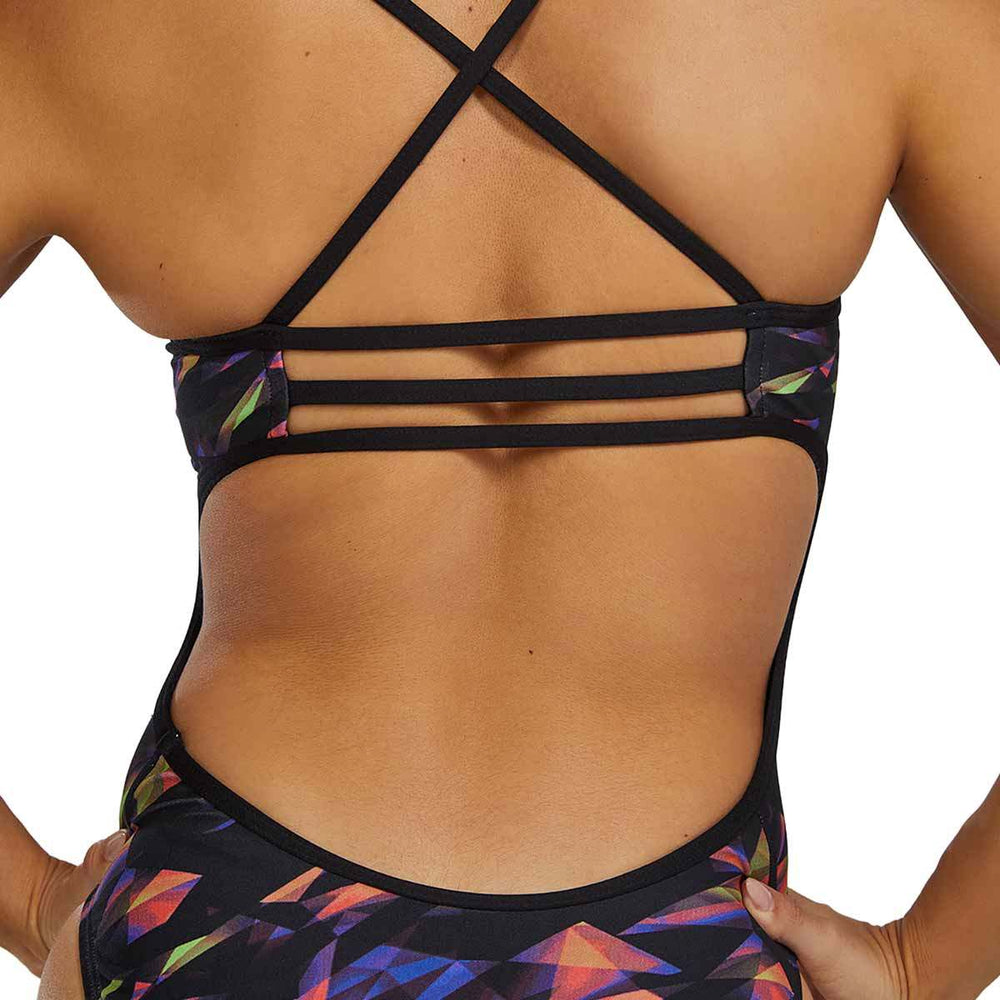 TYR Women's Triadic Trinityfit swimsuit in multi-color with sleek design, ideal for competitive swimming and training.
