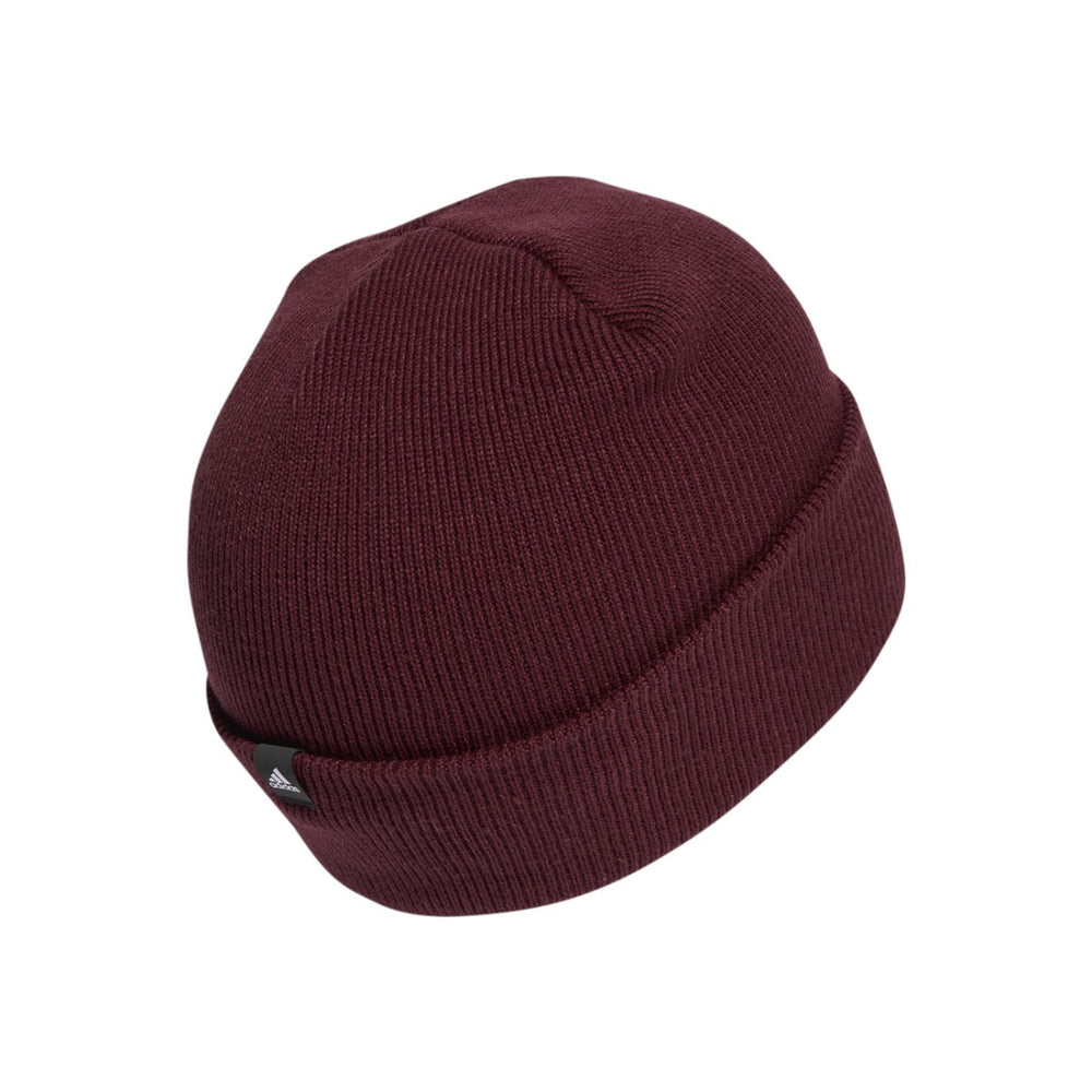 Adidas 2-Color Logo Beanie - Shadow Red/White | Allens Of Kingsbury