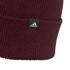 Adidas 2-Color Logo Beanie - Shadow Red/White | Allens Of Kingsbury