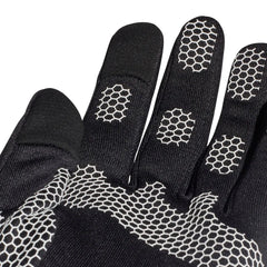 Black Adidas Condivo Aeroready gloves designed for sports and outdoor activities, featuring breathable fabric and a snug fit.